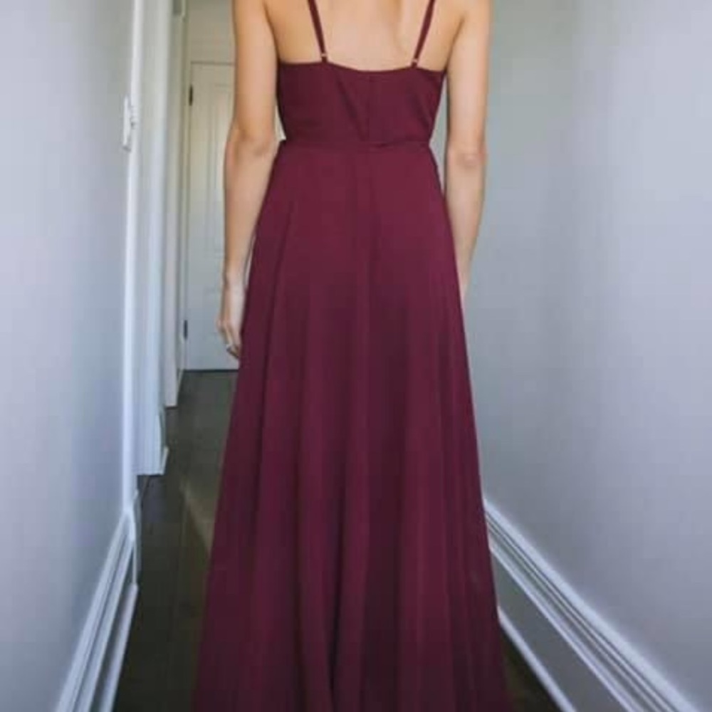 Burgundy bridesmaid dress - Picture 4 of 4